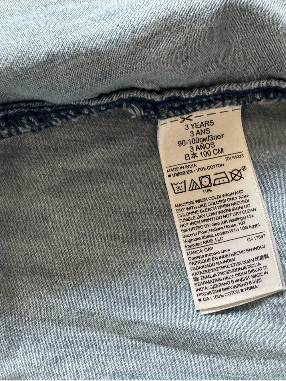 GAP Boys Khaki Chinos in Tan